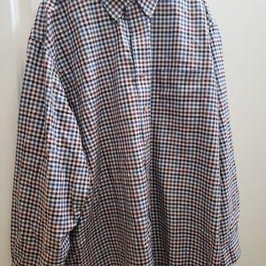 Checkered button down shirt